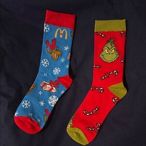 Mcdonald’s Grinch Socks